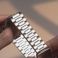 Belvans Daylee automatic watch bracelet, transparent caseback and clasp